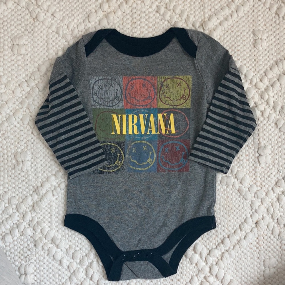Nirvana onesie, 6-9 months